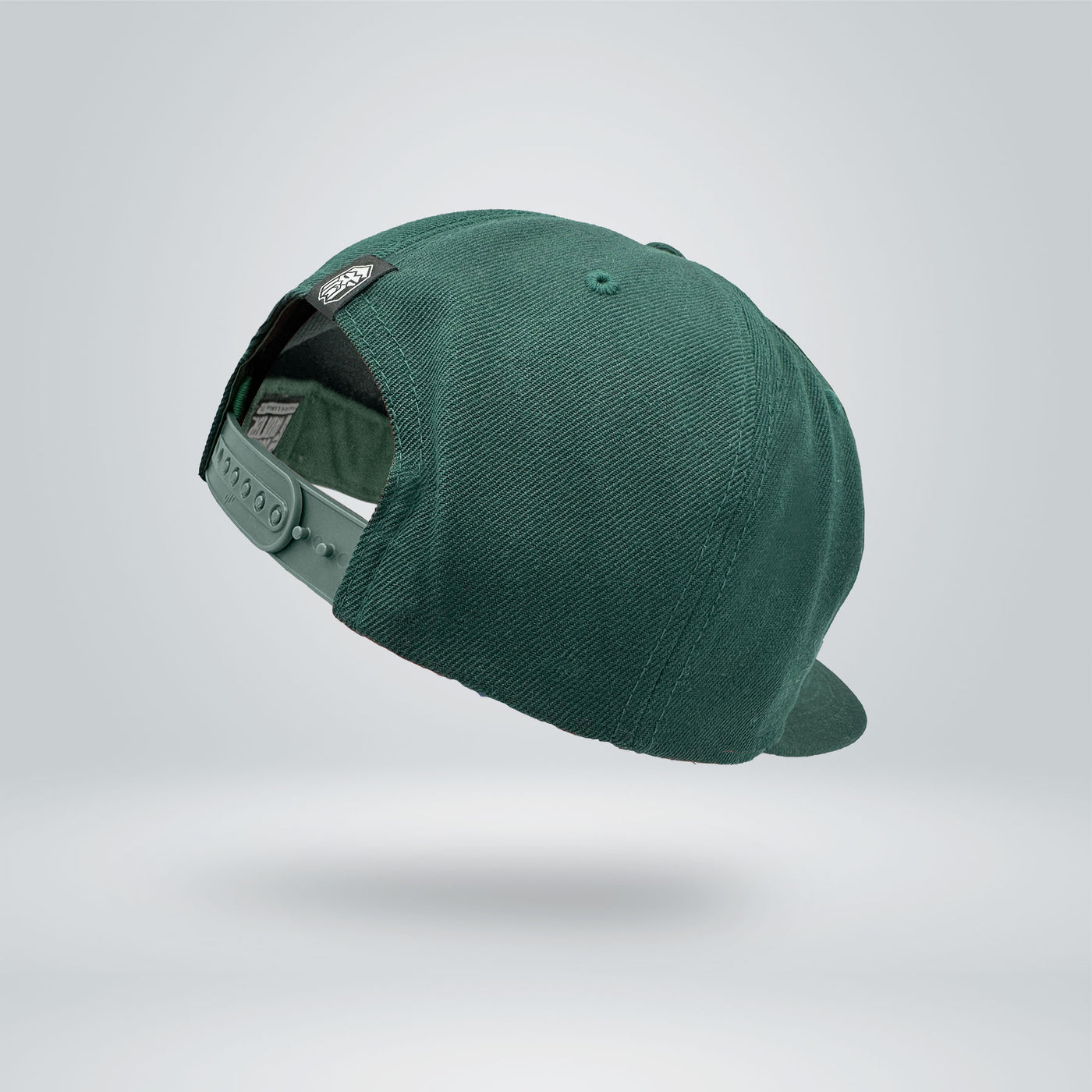 Leather Patch 6 Panel Evergreen SnapBack – God of Winter